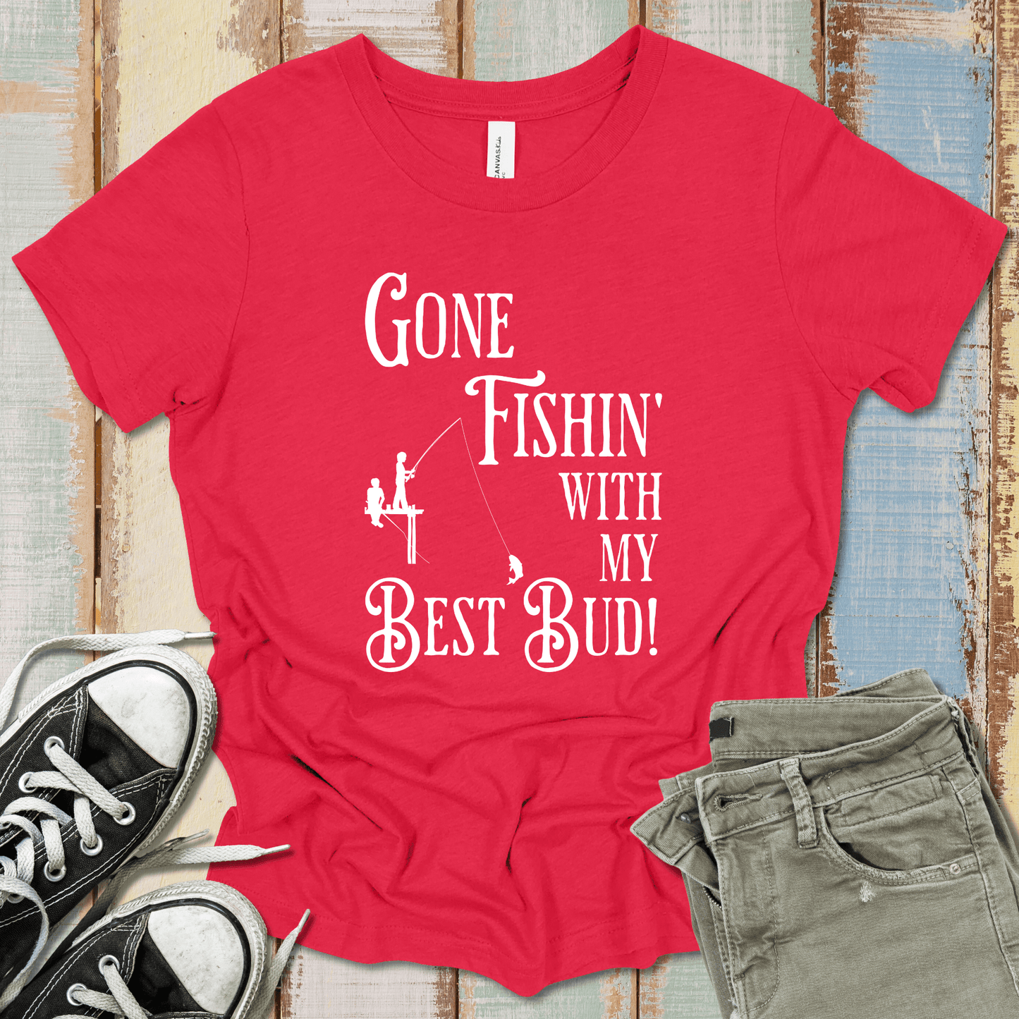 Fishin Best Bud T-Shirt