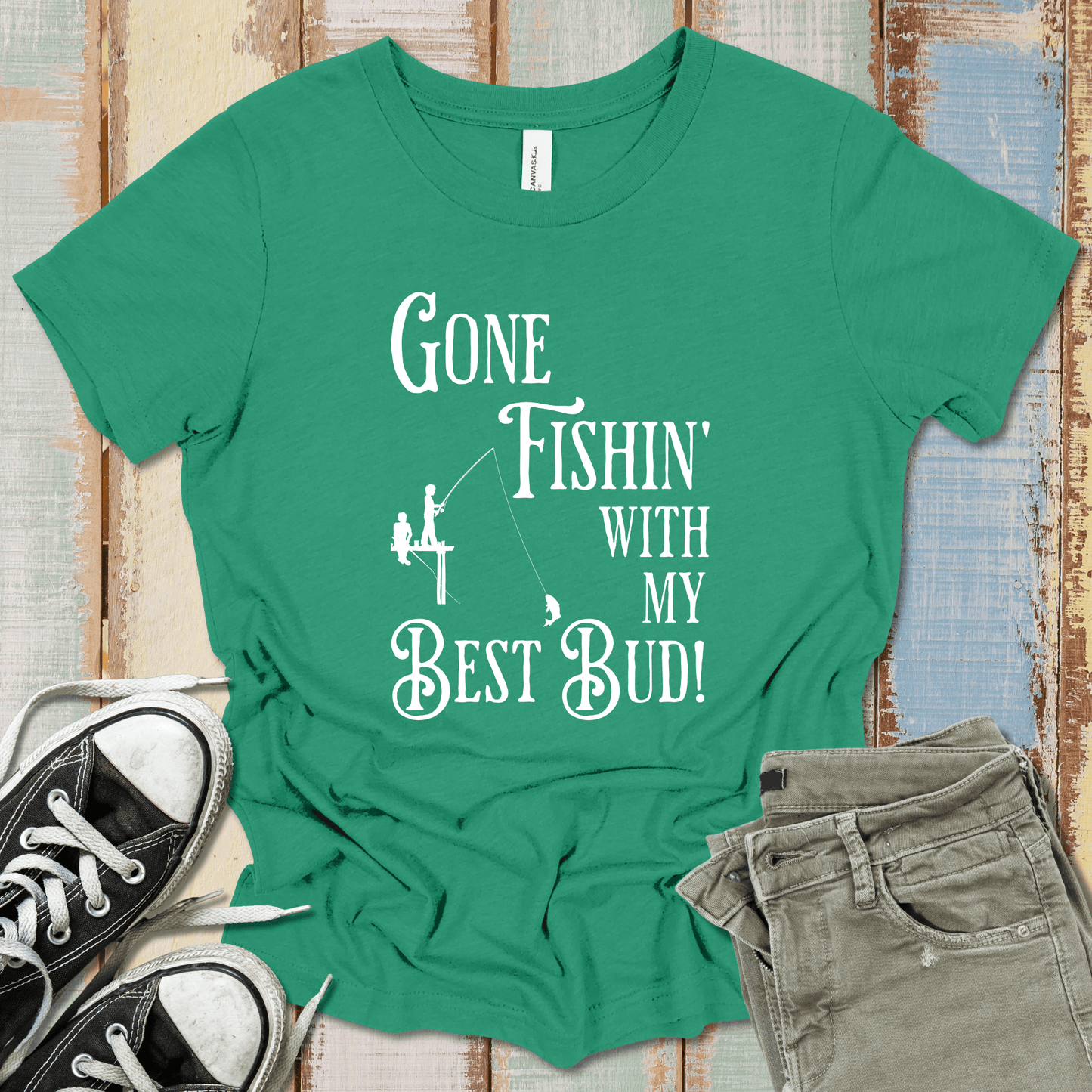 Fishin Best Bud T-Shirt