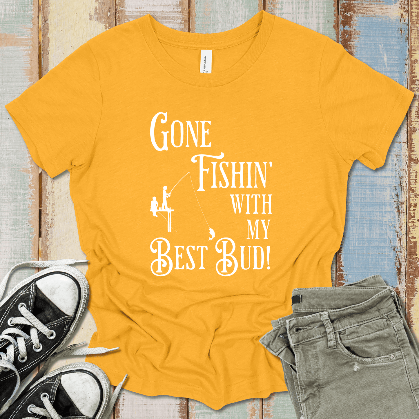 Fishin Best Bud T-Shirt