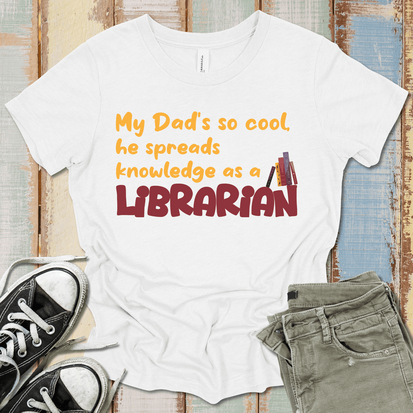 Librarian Dad T-Shirt