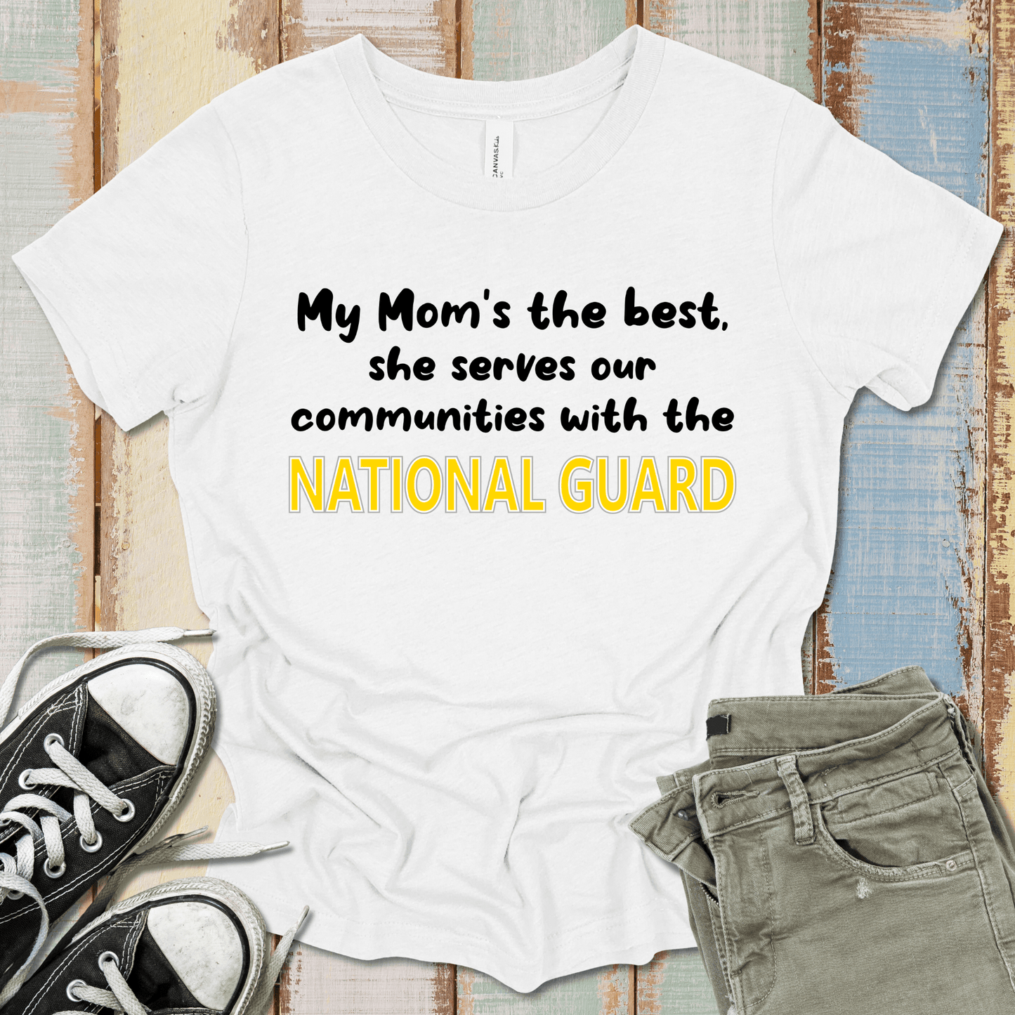 National Guard Mom T-Shirt