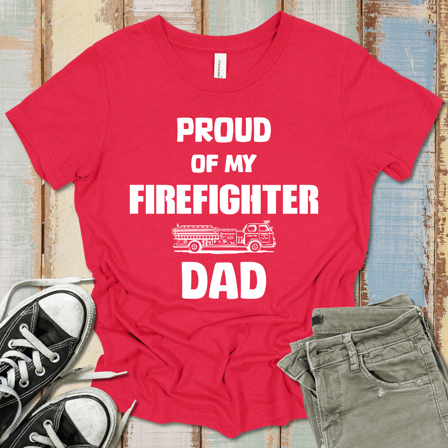 Firefighter Dad WP T-Shirt
