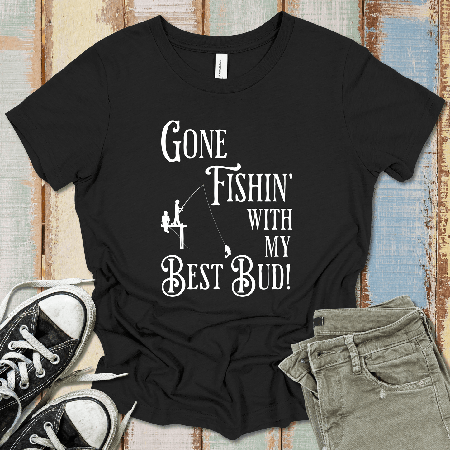 Fishin Best Bud T-Shirt
