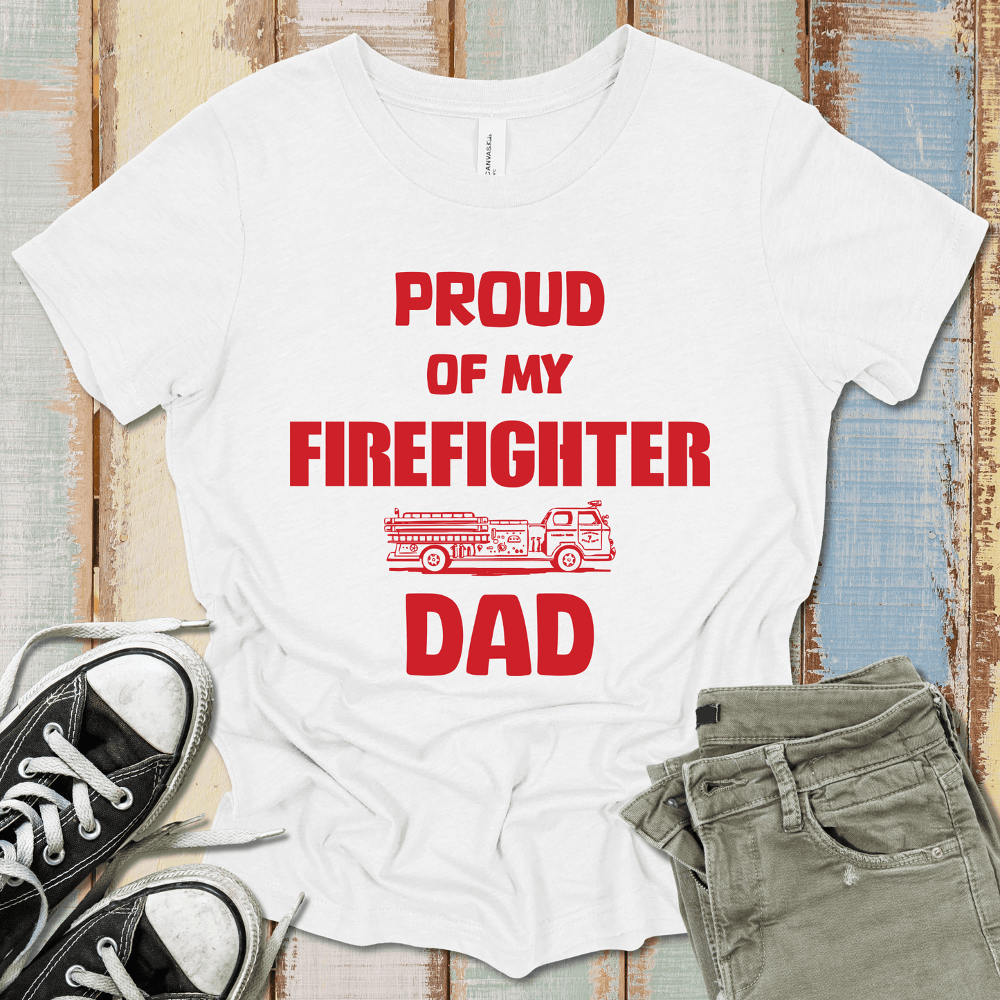 Firefighter Dad T-Shirt