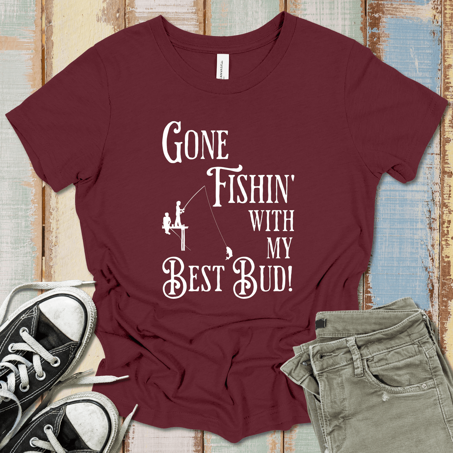 Fishin Best Bud T-Shirt