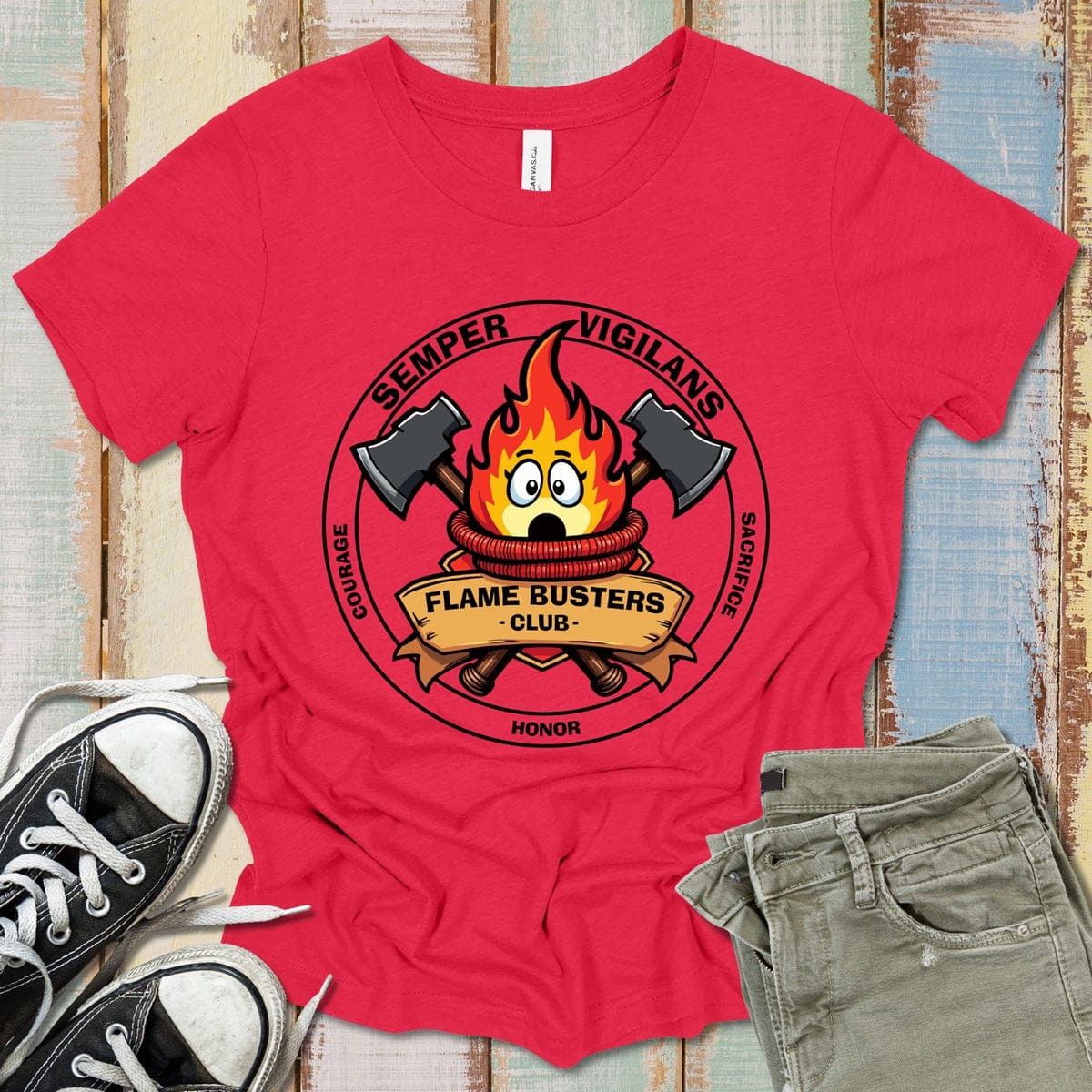 Flame Busters Club T-Shirt