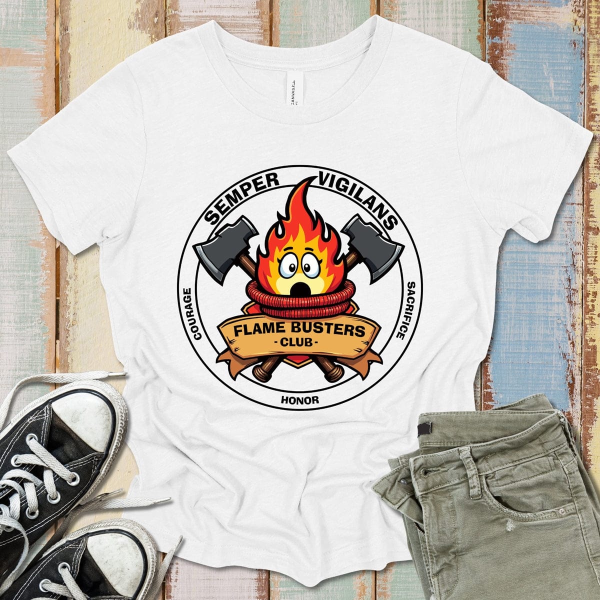 Flame Busters Club T-Shirt
