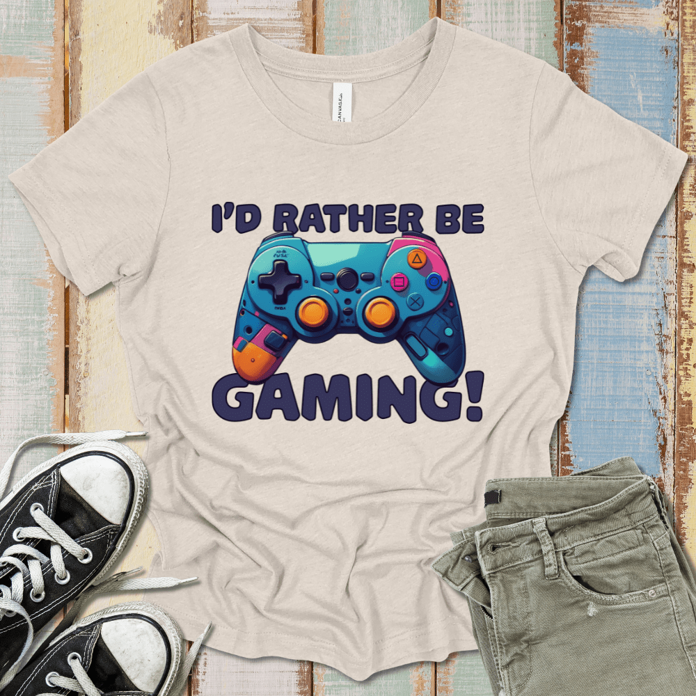 I'd Rather Be Gaming! T-Shirt