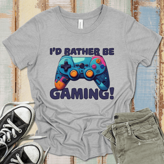 I'd Rather Be Gaming! T-Shirt