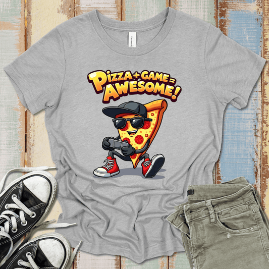 Pizza+Game=Awesome! T-Shirt
