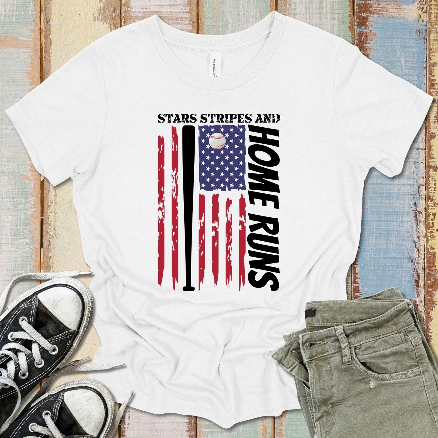 Stars Stripes & Home Runs T-Shirt
