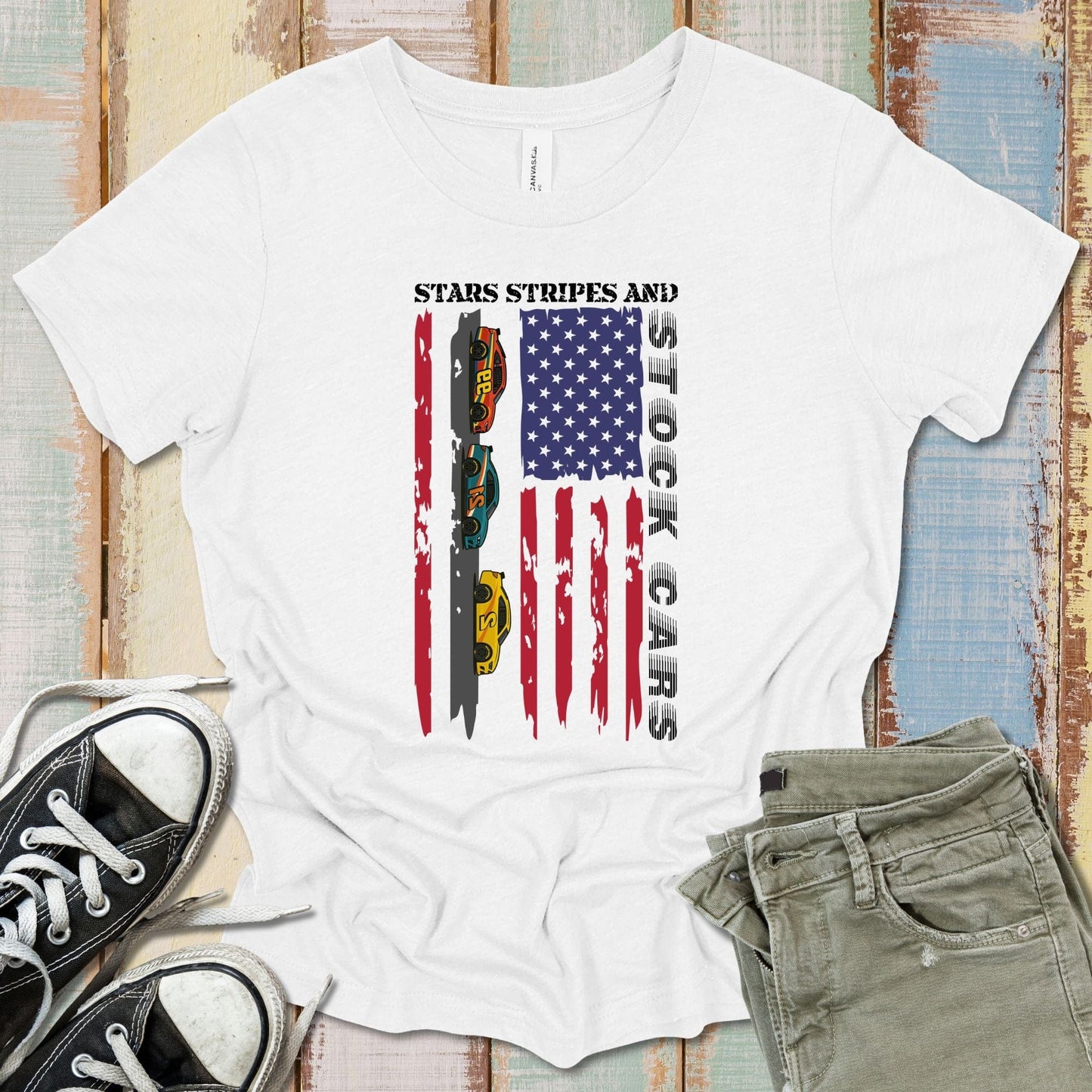 Stars Stripes & Stock Cars T-Shirt