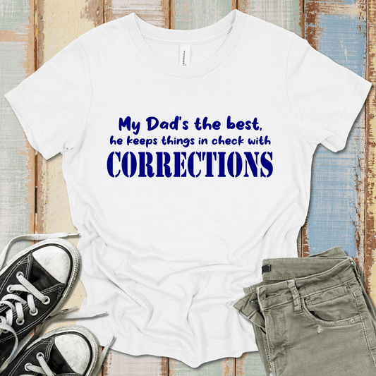 Corrections Dad T-Shirt