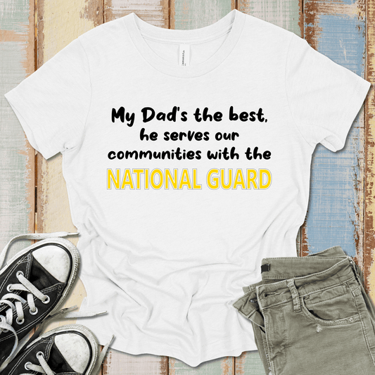National Guard Dad T-Shirt