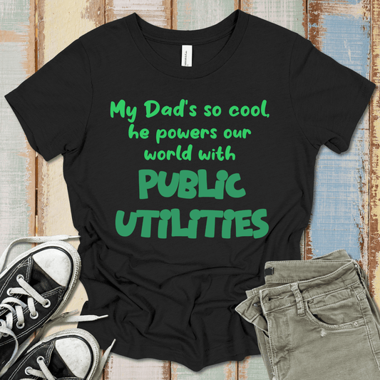Public Utilities Dad T-Shirt