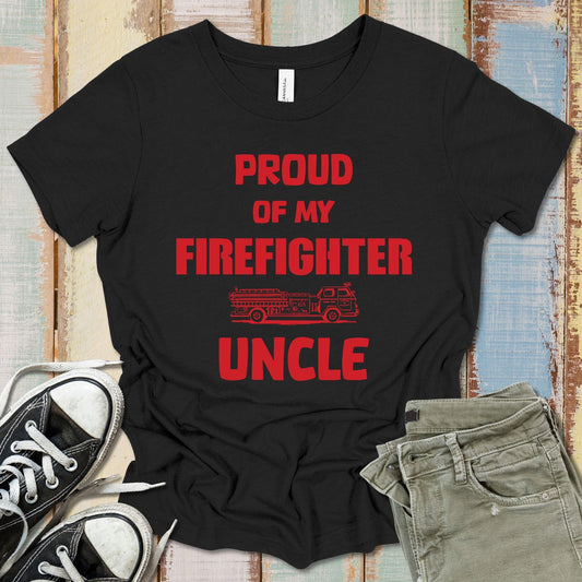 Firefighter Uncle T-Shirt